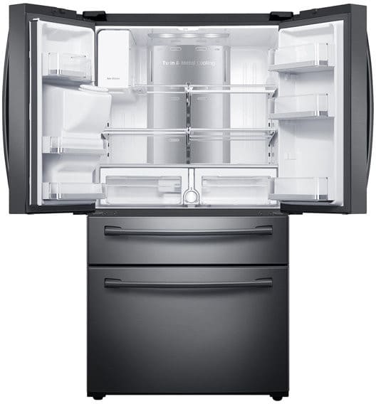 Samsung RF28NHEDBSG 36 Inch 4-Door French Door Refrigerator with Family ...