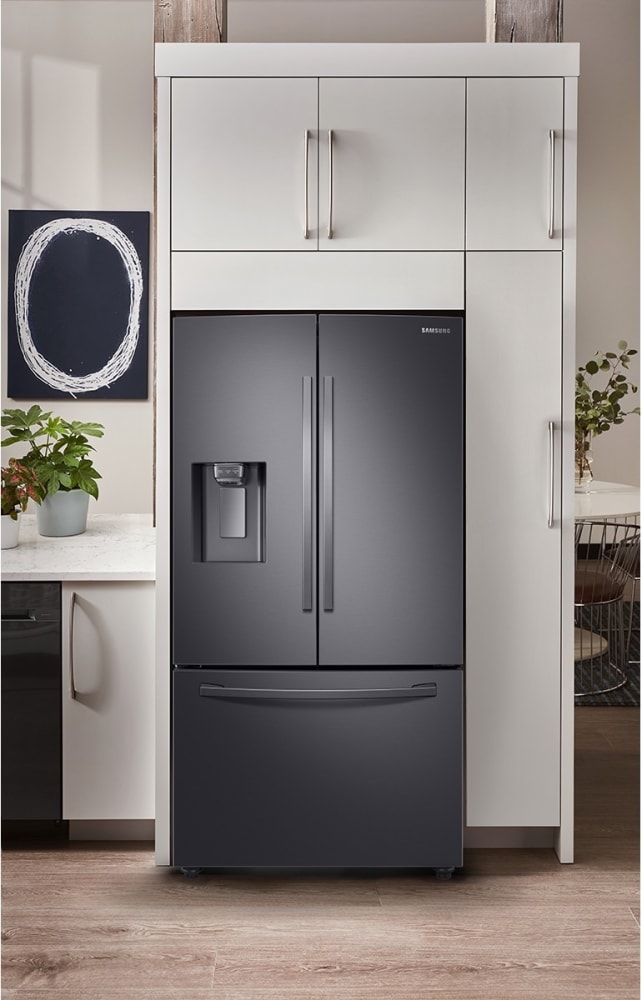 Samsung RF28R6201SG 36 Inch 3-Door French Door Smart Refrigerator with ...