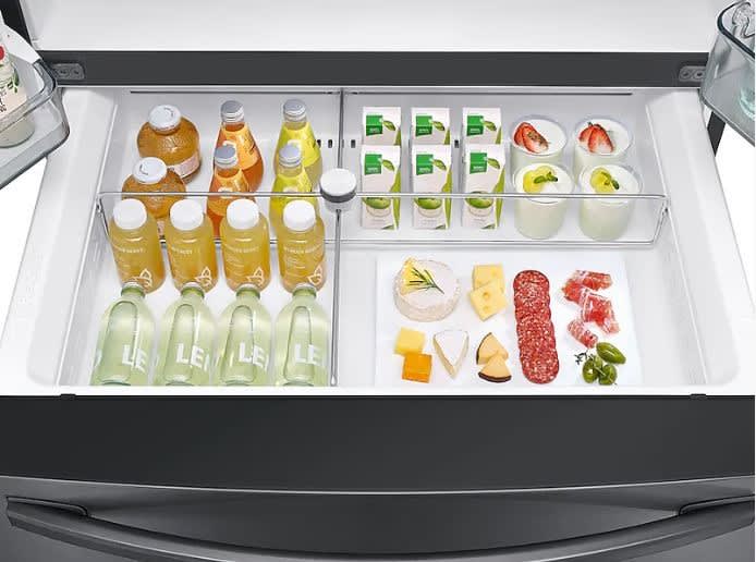 Samsung RF28R7351SG 36 Inch French Door Refrigerator with 28 Inch Cu