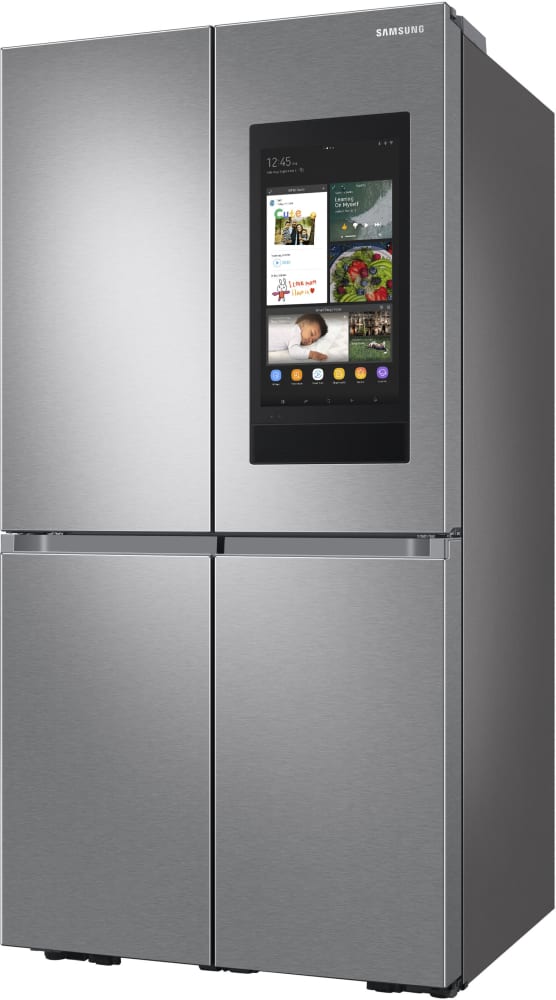 Samsung RF29A9771SR 36 Inch Smart 4-Door Flex Refrigerator with 28.6 Cu. Ft. Capacity, Family Hub Touchscreen Display, Beverage Center, AutoFill Pitcher, Dual Ice Maker, FlexZone Storage, UV Deodorizing Filter, Triple Cooling System, and ADA Compliant: Fingerprint Resistant Stainless Steel