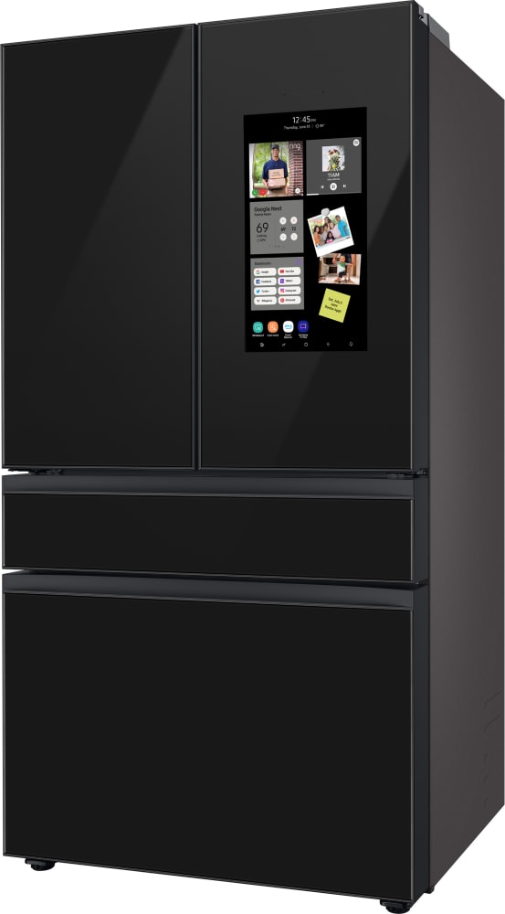 Samsung RF29BB8900AC 36 Inch Freestanding Smart 4-Door French Door  Refrigerator with 29 cu. ft. Capacity, 4 Shelves, Gallon Bins, FlexZone  Drawer, Family Hub, Twin Cooling+, Beverage Center, Dual Ice Maker, and  ENERGY