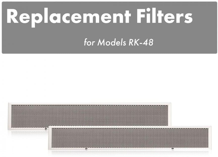 ZLINE CFRK48 Charcoal Filters for 48 Inch Under Range Hoods