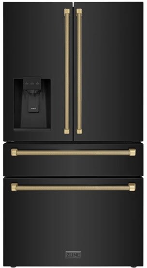 ZLINE RFMZW36BSKCB 36 Inch Counter-Depth 4-Door French Door