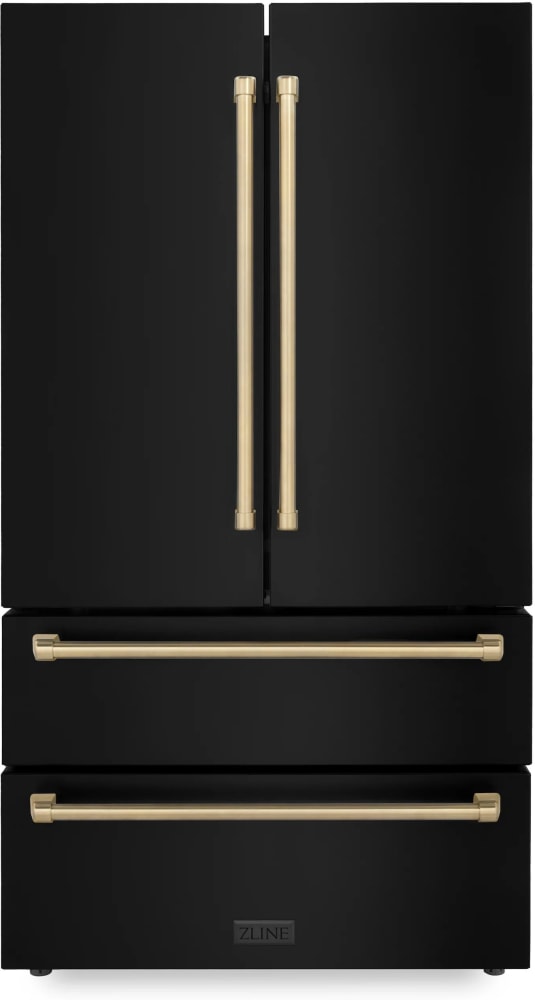 ZLINE RFMZ36BSCB 36 Inch Counter-Depth 4-Door French Door