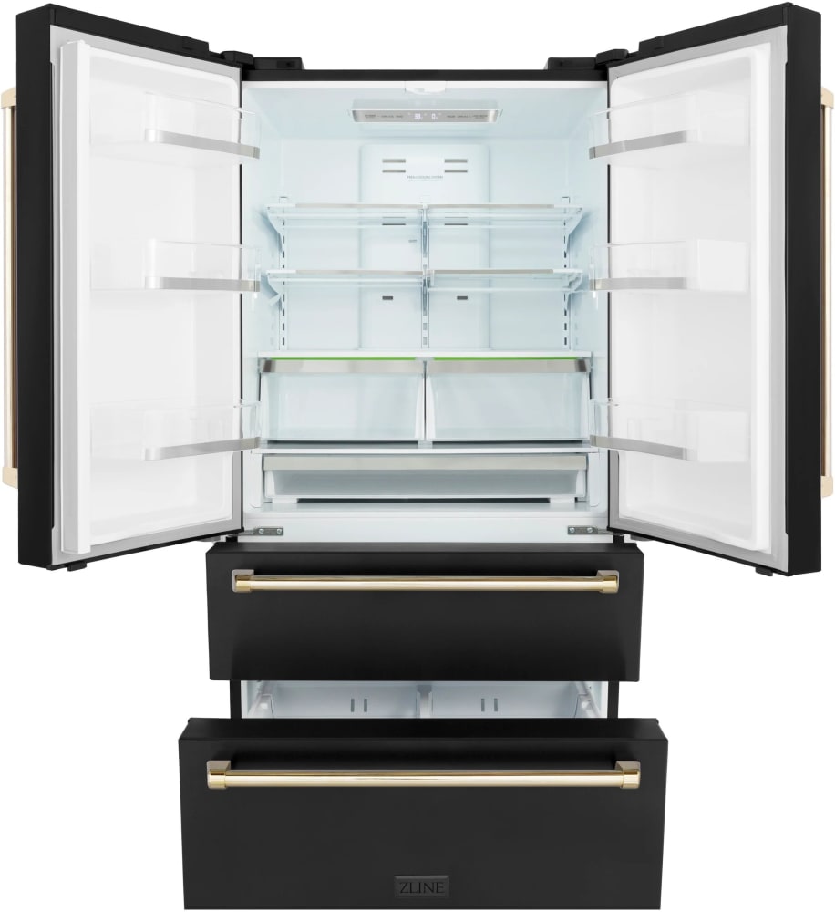 ZLINE RFMZ36BSG 36 Inch Counter-Depth 4-Door French Door