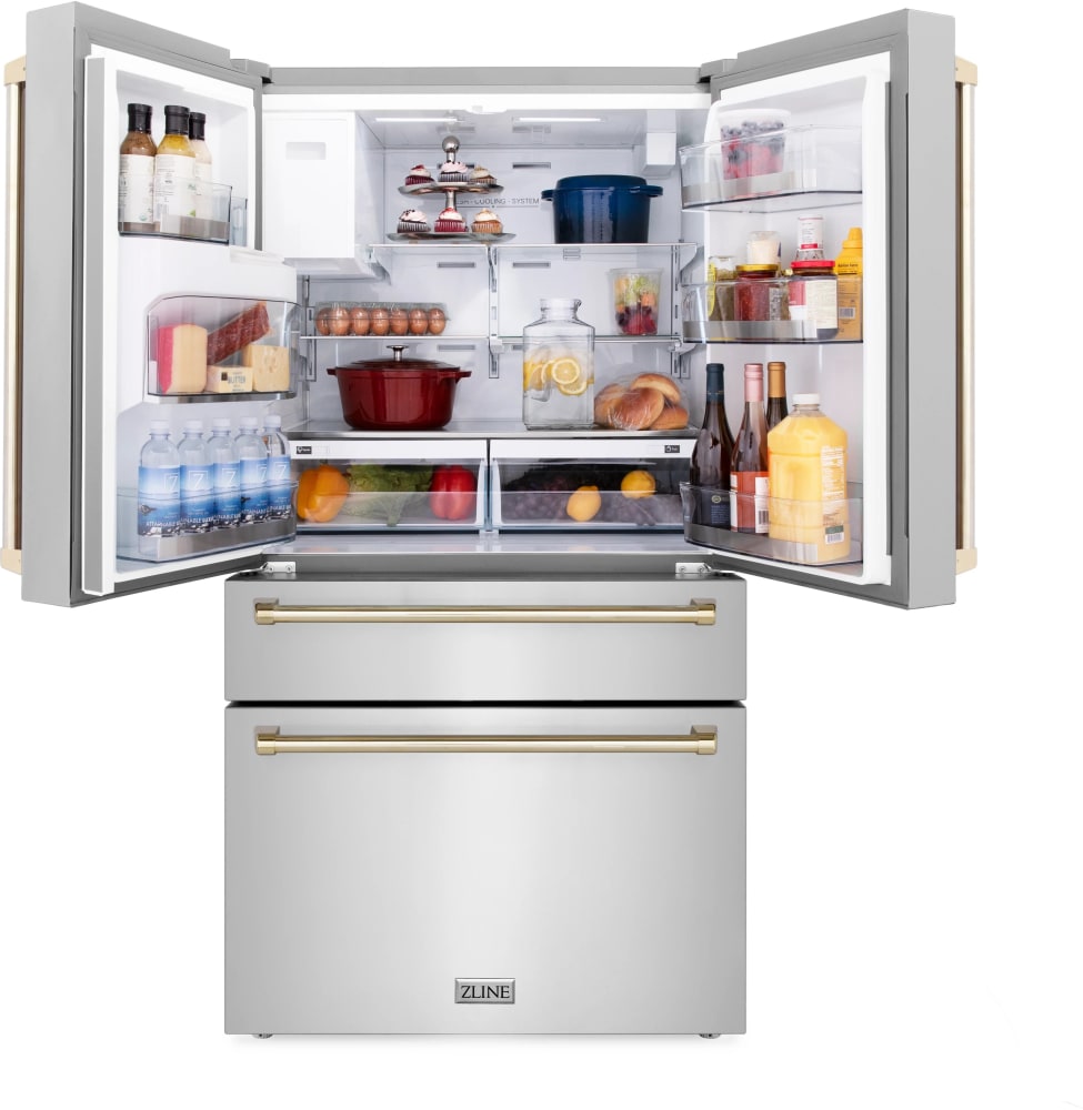 ZLINE RFMZW36G 36 Inch Counter-Depth 4-Door French Door