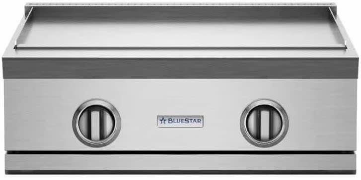 BlueStar RGTNB24GV2 24 Inch Gas Griddle Rangetop with 1 Burner, Cast ...