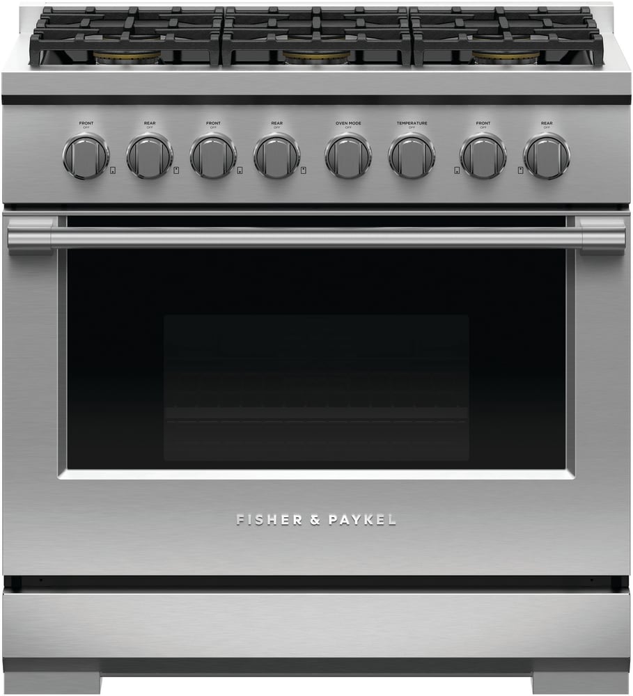 Fisher & Paykel RGV3366L 36 Inch Freestanding Professional Gas Range