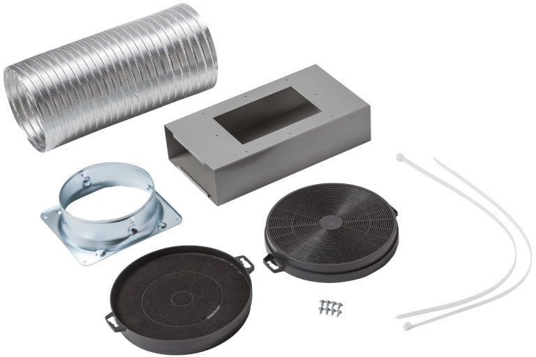 Broan RK56 DuctFree Wallmounted Range Hood Recirculation Kit (Aluminum)