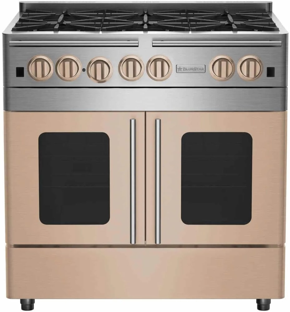 BlueStar RNB366BPMV2LCC 36 Inch Freestanding Gas Range with 6 Open