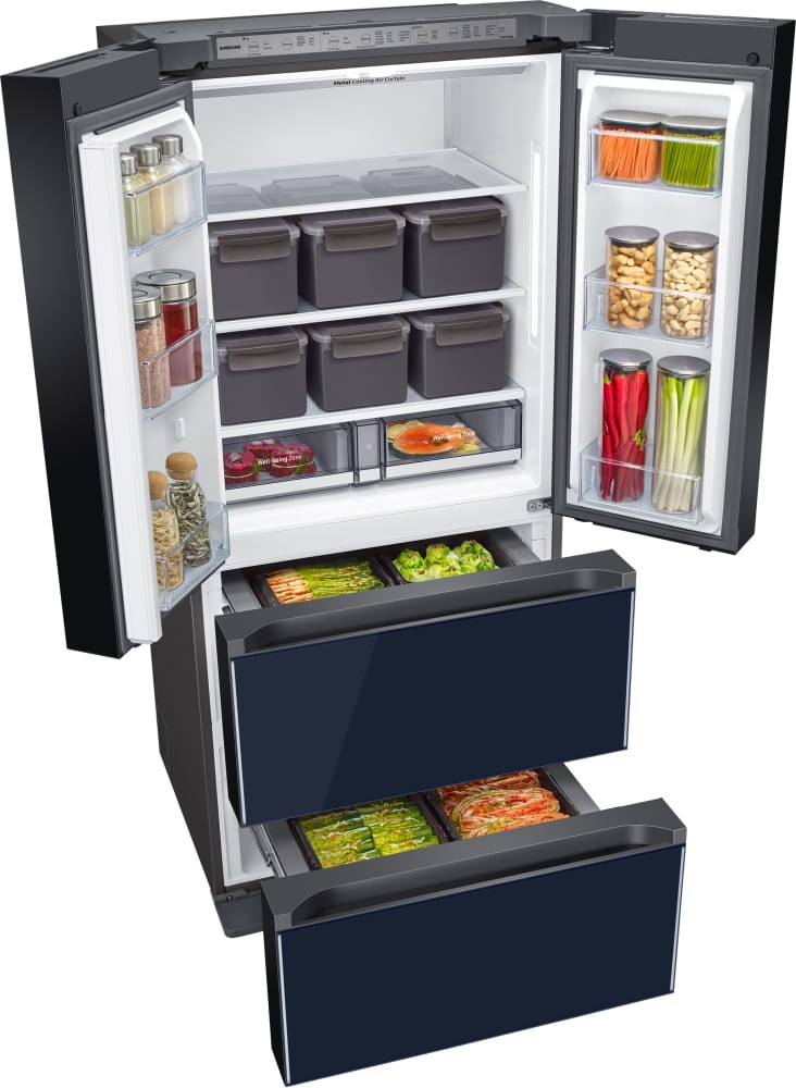 17.3 cu. ft. Smart Kimchi & Specialty 4-Door French Door Refrigerator in  Platinum Bronze Refrigerators - RQ48T9432T1/AA