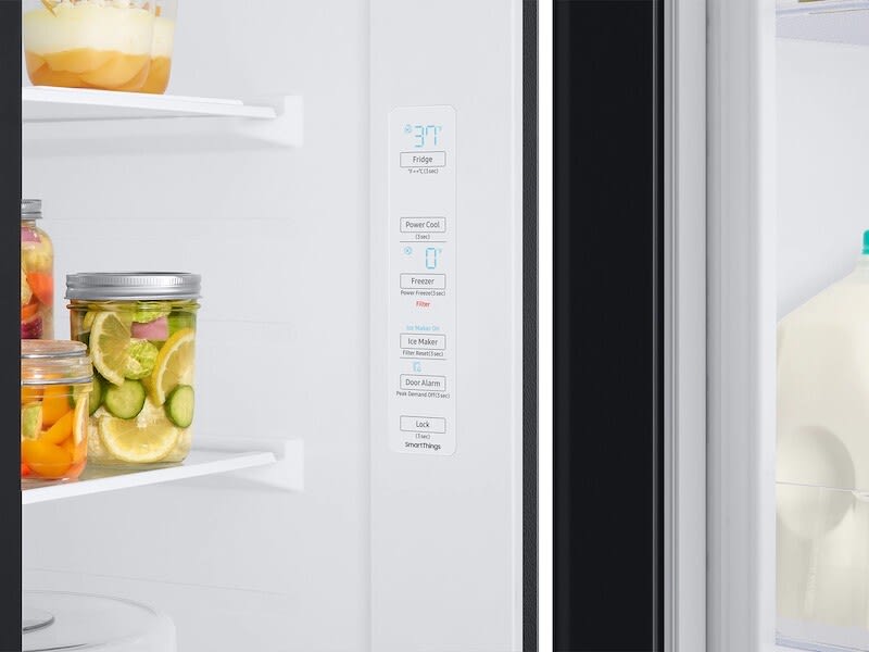Samsung RS28A500ASG 36 Inch Freestanding Side by Side Smart
