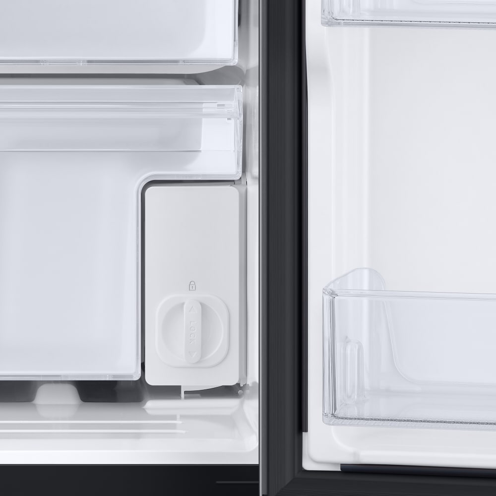 Samsung RS28A5F61SG 36 Inch Freestanding Side by Side Smart Refrigerator with 27.3 Cu. Ft. Total Capacity Family Hub Fingerprint Resistant Finish All Around Cooling In Door Ice Maker and ENERGY STAR C...