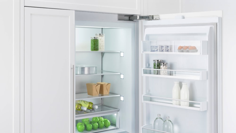 Fisher & Paykel RS3084SL1 30 Inch Panel Ready Refrigerator Column with 16.3 cu. ft. Capacity, ActiveSmart™ Foodcare, All White Interior, LED Lighting, and Variable Temperature Zones: Left Hinge
