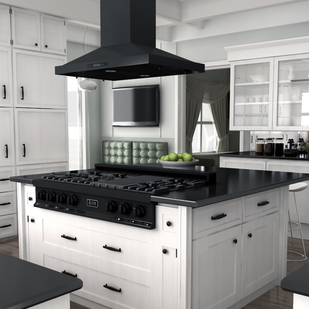 ZLINE RTB48 48 Inch Gas Rangetop with 6 Italian Sealed Burners