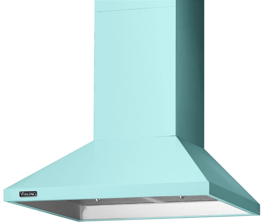 Wide chimney shop range hood