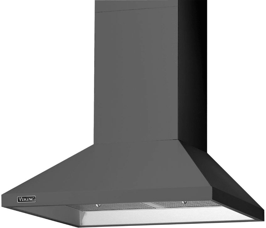 Viking RVCH336DG 36 Inch Wall Mount Range Hood with 460 CFM Interior Blower Variable Speed Control Knobs Control Halogen Lighting Dishwasher Safe