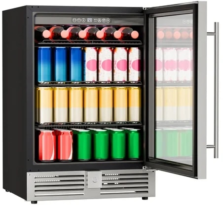 Avanti BCA516SS1 24 Inch Beverage Center with 130 Can Capacity, 3