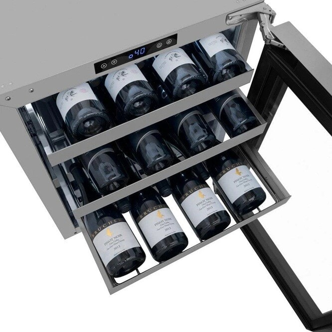 ZLINE RWDPO24 Touchstone 24 Inch Built-In Wine Cooler with 44