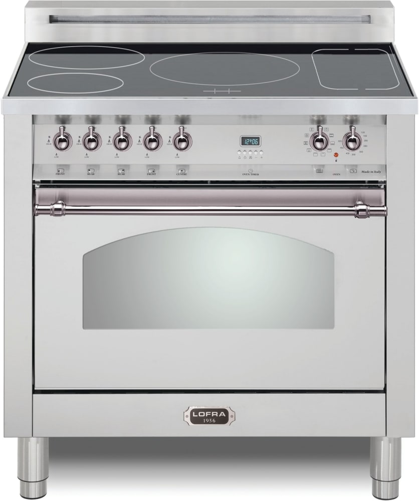 900mm freestanding electric oven with induction cooktop on sale