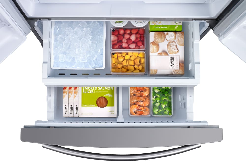 Samsung RF260BEAESR 36 Inch French Door Refrigerator with 25.5 cu. ft