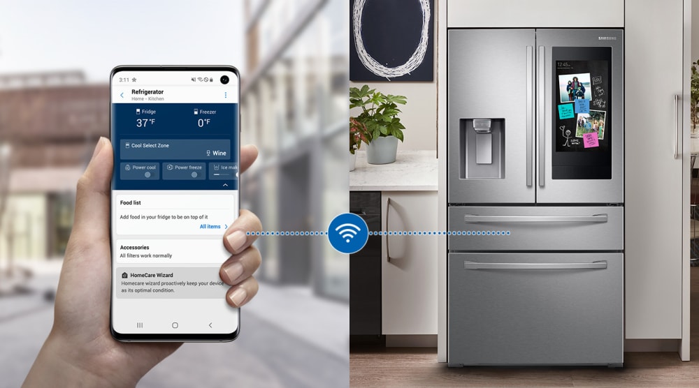 Samsung Rf28r6301dt 36 Inch 3 Door French Door Refrigerator With 28 Cu Ft Capacity Food Showcase Filtered Ice Water Dispenser Surround Air Flow Adjustable Shelves Metal Cooling Energy Star Certified And Star K Certified