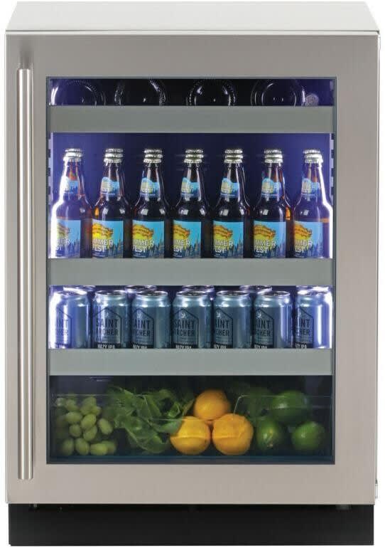 Sapphire SBCR24SS 24 Inch BuiltIn Undercounter Beverage Center with 5.