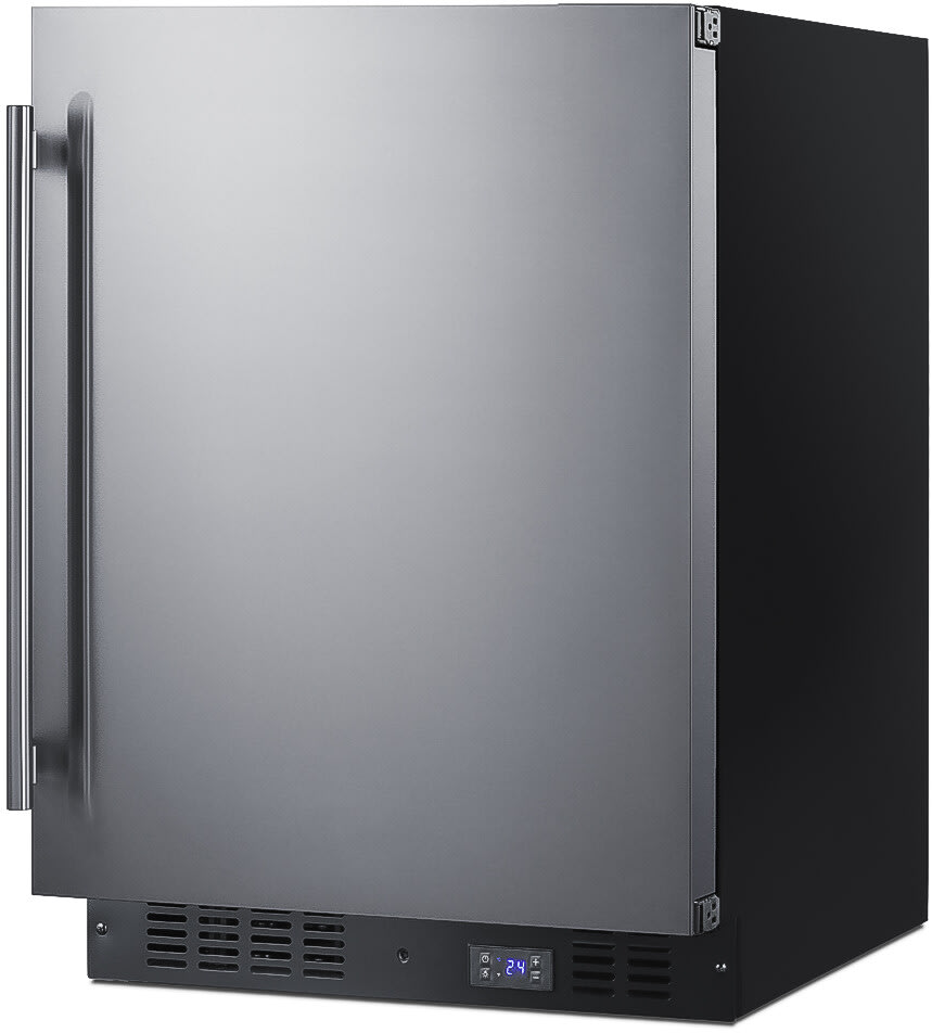 Summit SCFF53BSS 24 Inch Built-In Undercounter Freezer with 4.6 cu