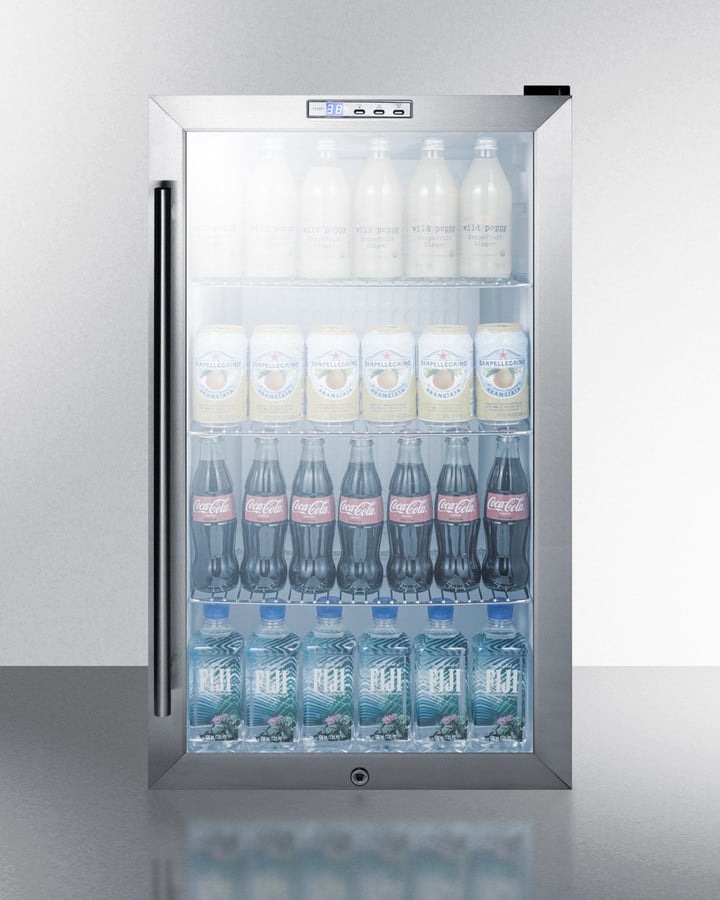 Summit SCR486L 19 Inch Commercial Beverage Center with 3.35 cu. ft