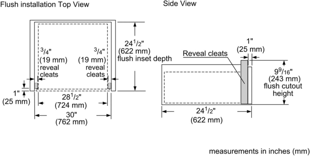 Thermador SD30WC 30 Inch Storage Drawer with 2.4 cu. ft. Capacity