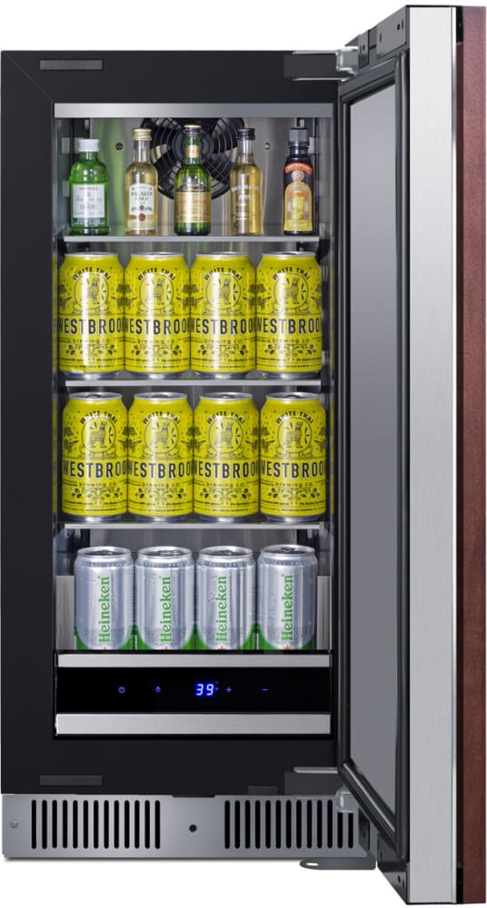 Summit SDHR1534PNR 15 Inch Built-In Undercounter Refrigerator with