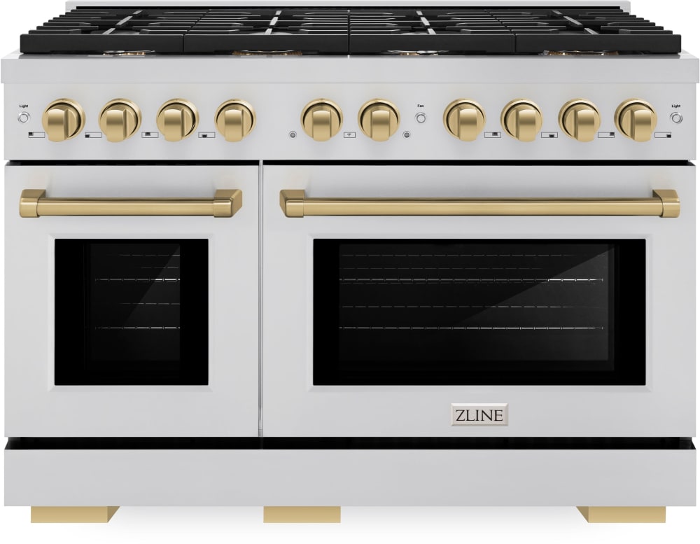 ZLINE SDRZ48CB 48 Inch Pro-Style Double Oven Dual Fuel Range with