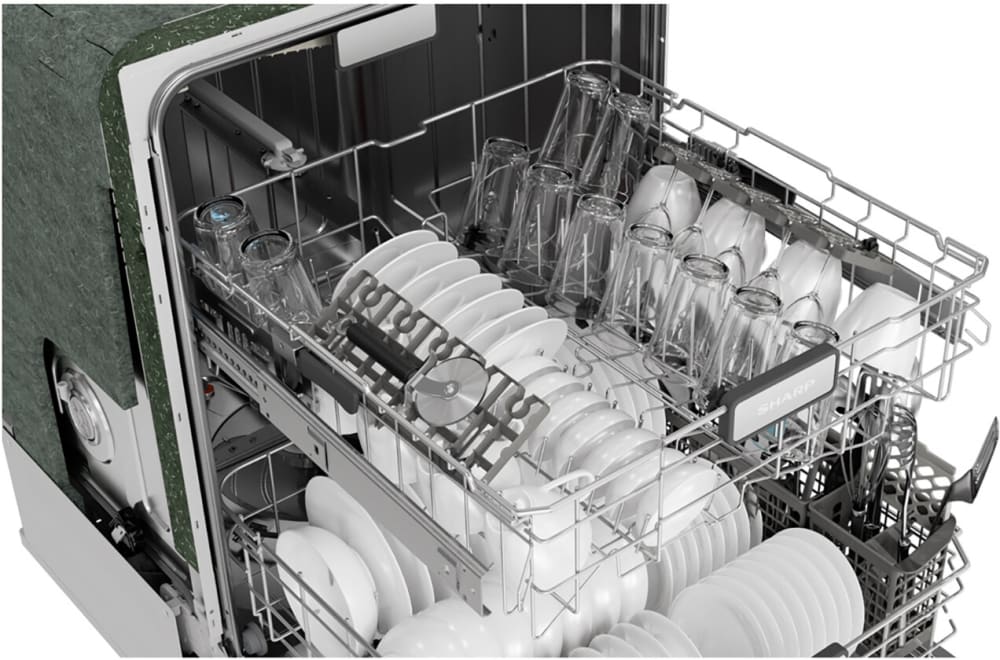 Sharp integrated best sale dishwasher