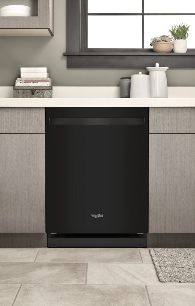 Whirlpool WDT550SAPB 24 Inch Fully Integrated Dishwasher with 14 Place Settings, 44 dBA, 5 Wash