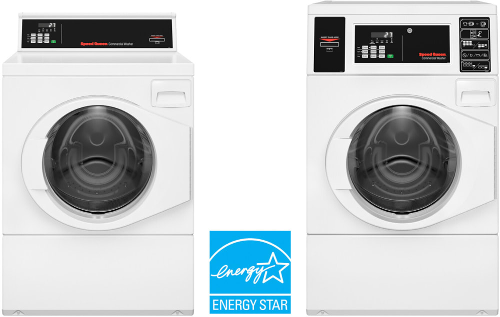 Speed Queen SPWADRGW01118T Side-by-Side Front Load Washer and Gas