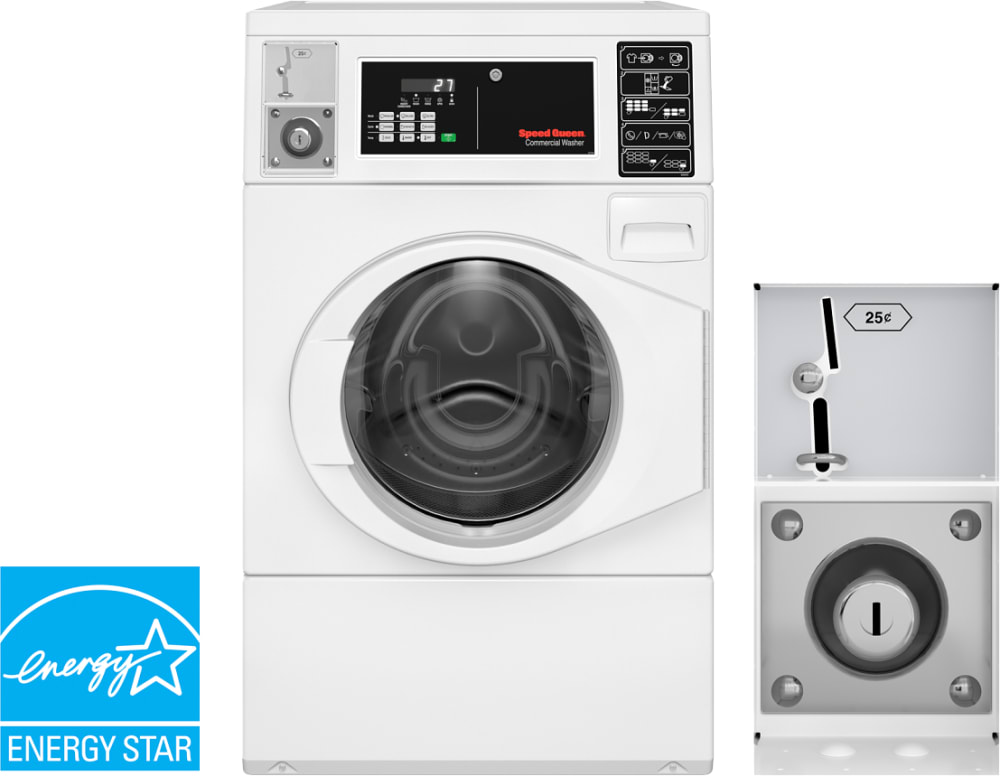 Speed Queen FV6030WN 27 Inch Commercial Front Load Washer with