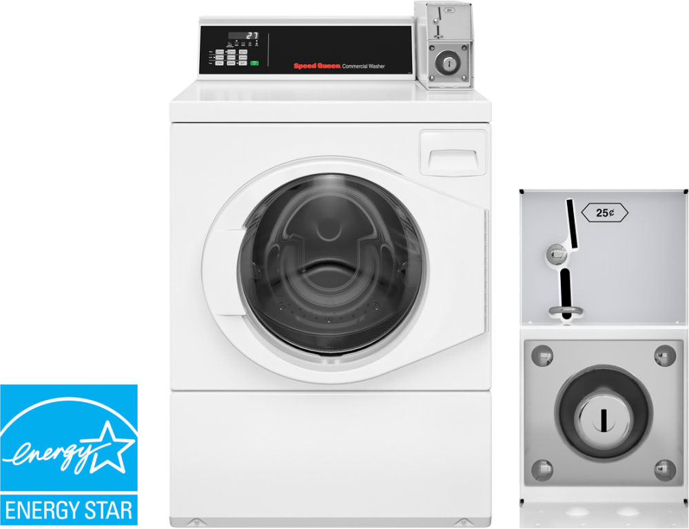 Speed Queen FV6020WN 27 Inch Commercial Front Load Washer with 3.4