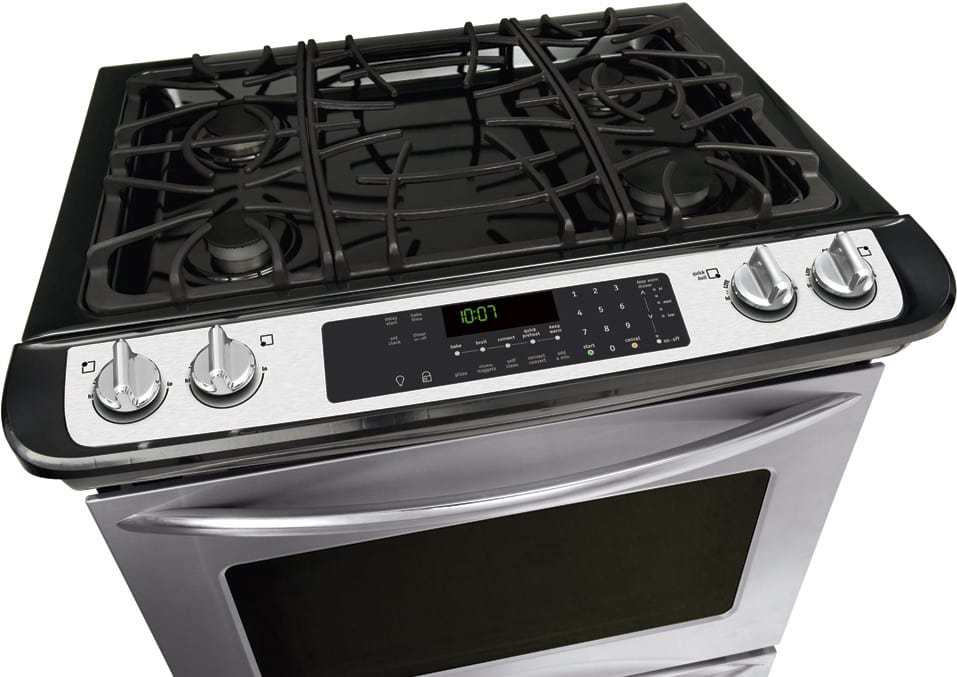 Frigidaire FGGS3065KF 30 Inch Slidein Gas Range with 4 Sealed Burners