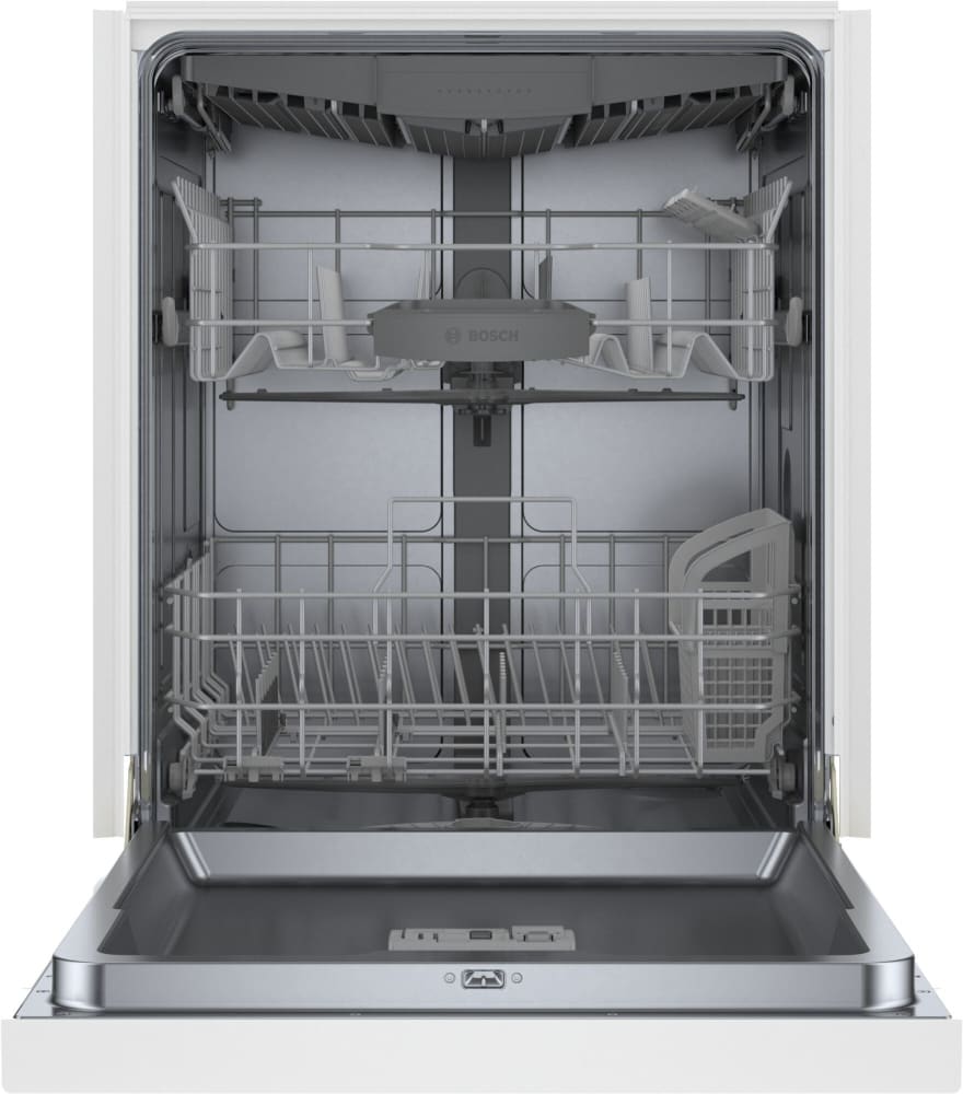 Bosch SHE53C82N 24 Inch Full Console Built-In Smart Dishwasher with 16  Place Setting Capacity, 8 Wash Cycles, Standard 3rd Rack, 46 dBA, and  PrecisionWash®: White