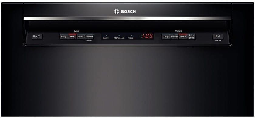 Bosch SHE53TF6UC Full Console Dishwasher With 15 Place Setting