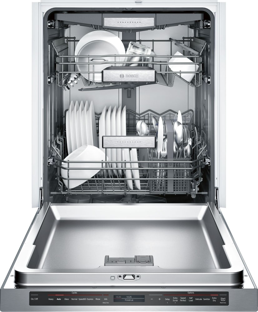 Bosch dishwasher half load sales setting