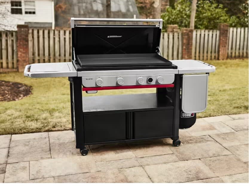 Weber 1500216 Slate Propane Grill with Rust Resistant Carbon Steel