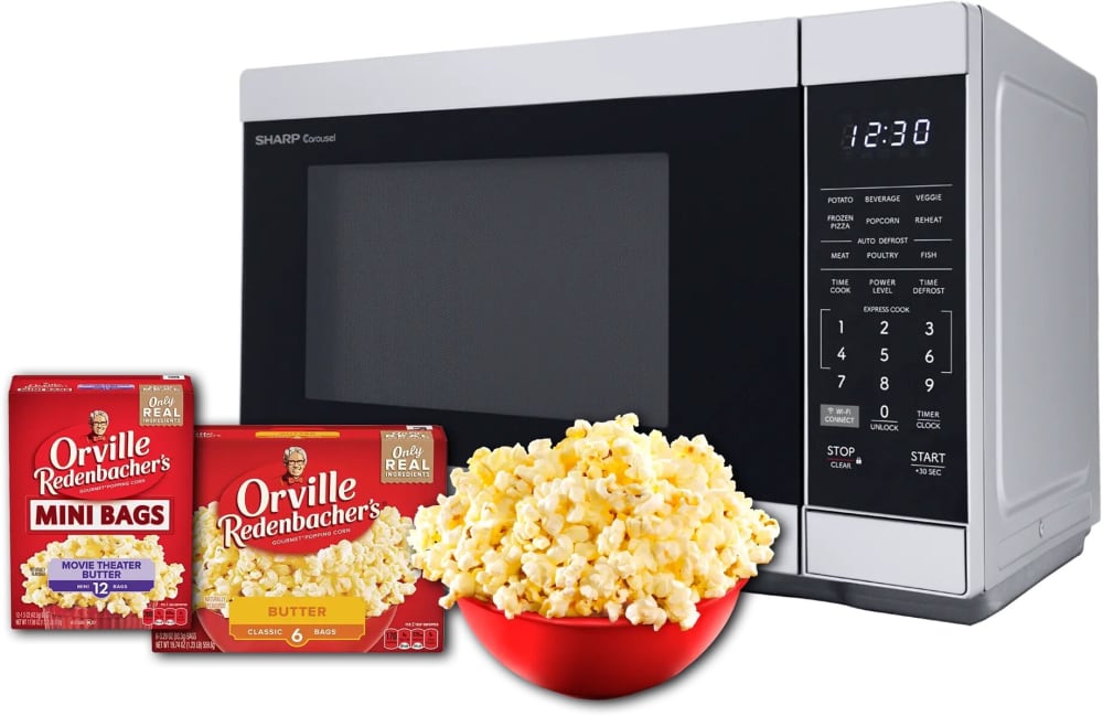 Sharp SMC1169KS 1.1 cu. ft. Countertop Smart Microwave Oven with