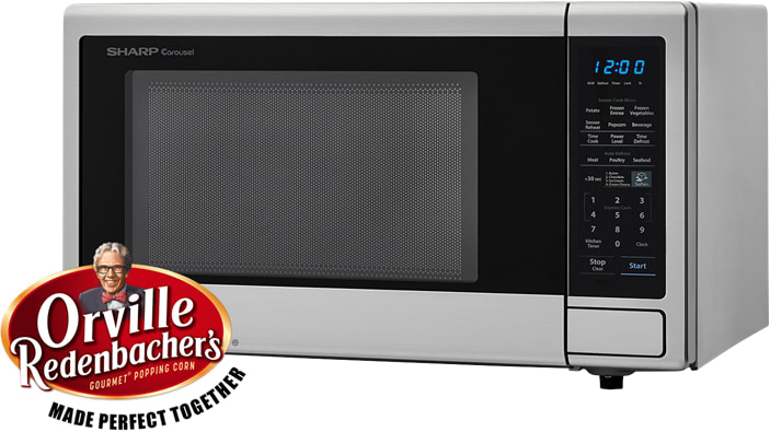 Sharp SMC1442CS 1.4 cu. ft. Countertop Microwave Oven with Sensor