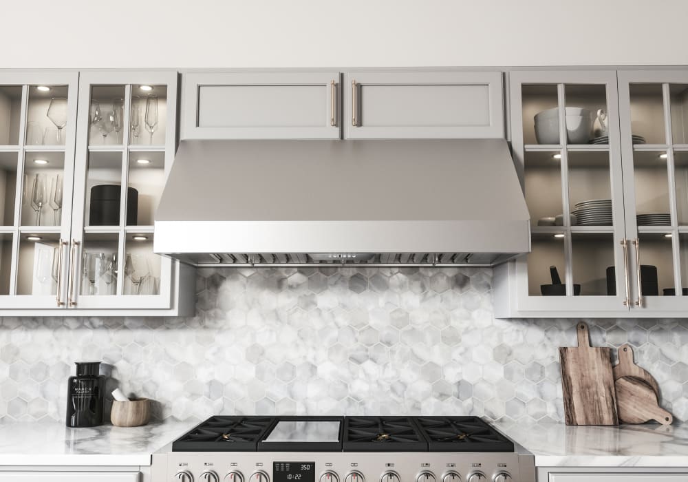 Zephyr AK7554CS Pro-Style Wall Hood with 6-Speed/650 CFM Blower