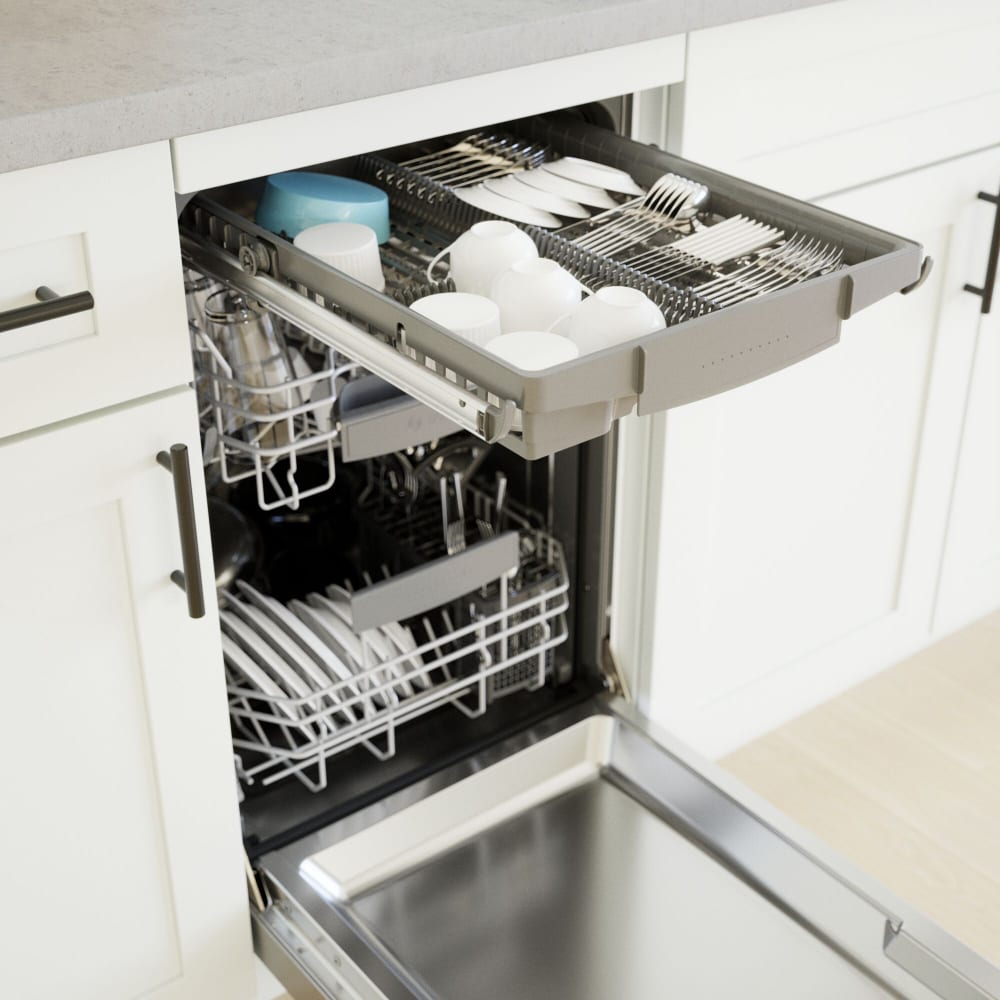 Bosch SPE68B55UC 18 Inch Full Console BuiltIn Smart Dishwasher with 10