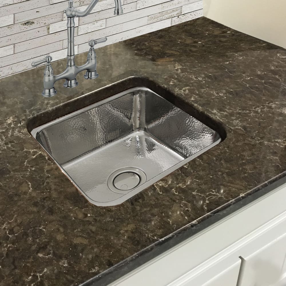 Nantucket Sinks Sqrs7 16 Inch Square Undermount Bar Sink With 18