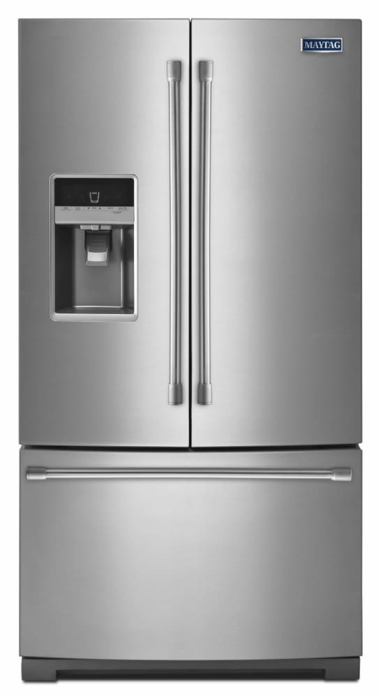 Maytag MFT2574DEM 24.7 cu. ft. French Door Refrigerator with 5 Glass ...