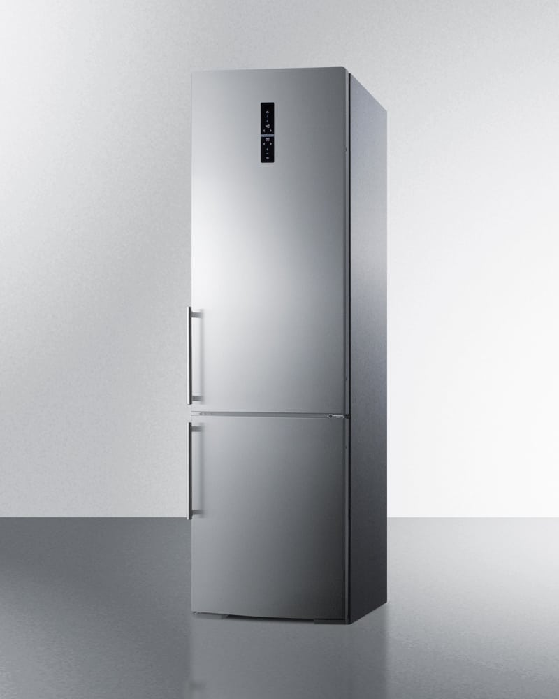 Summit FFBF181ESBI 24 Inch Built-in Counter Depth Bottom Freezer  Refrigerator with Stainless Steel Doors, 4 Adjustable Glass Shelves, Wine  Rack, ZeroZone Deli Drawer, Multi-Box Storage Container, Humidity  Controlled Crisper, 3 Freezer Drawers