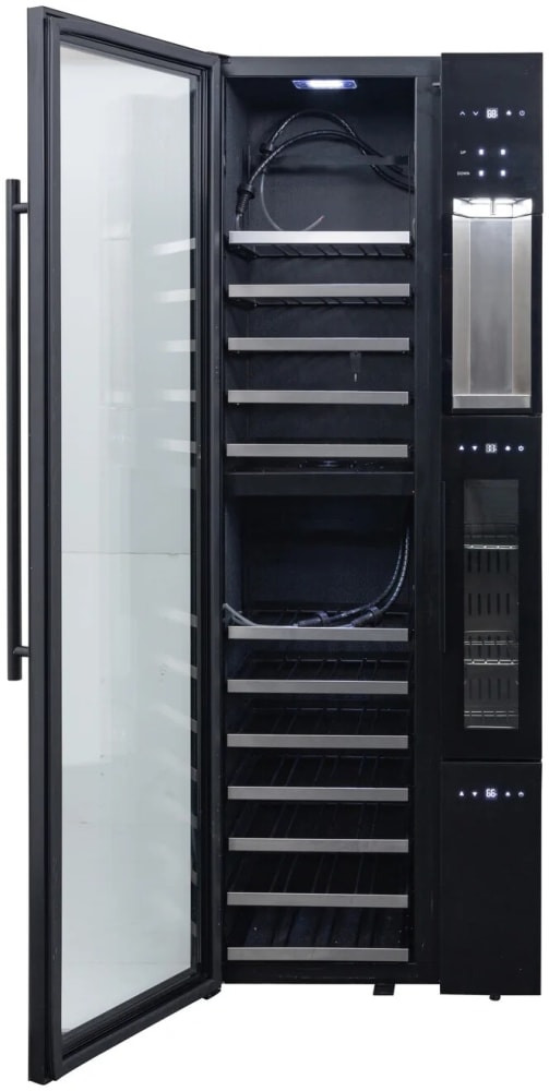 コンアル Sapphire SW643TZBLK 27 Inch Freestanding 4Pour Triple-Zone Wine